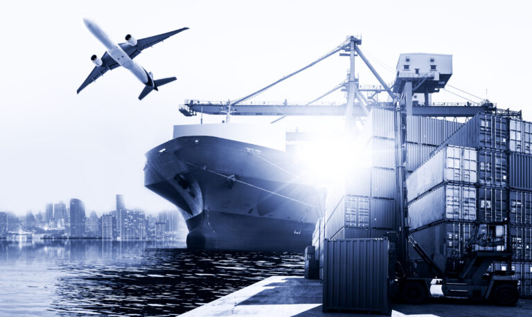Graphic representation of marine, aerospace, and other transportation industries